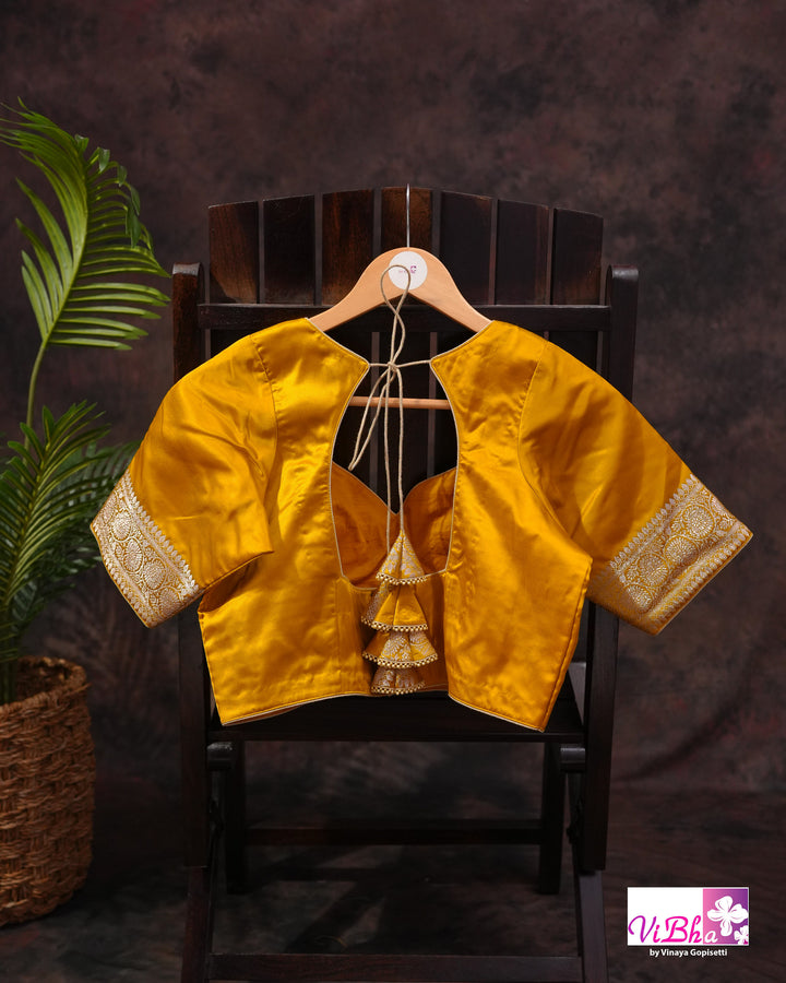 Musturd Yellow Katan silk
