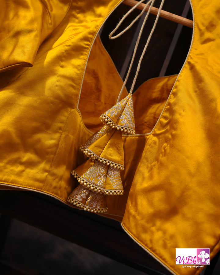 Musturd Yellow Katan silk