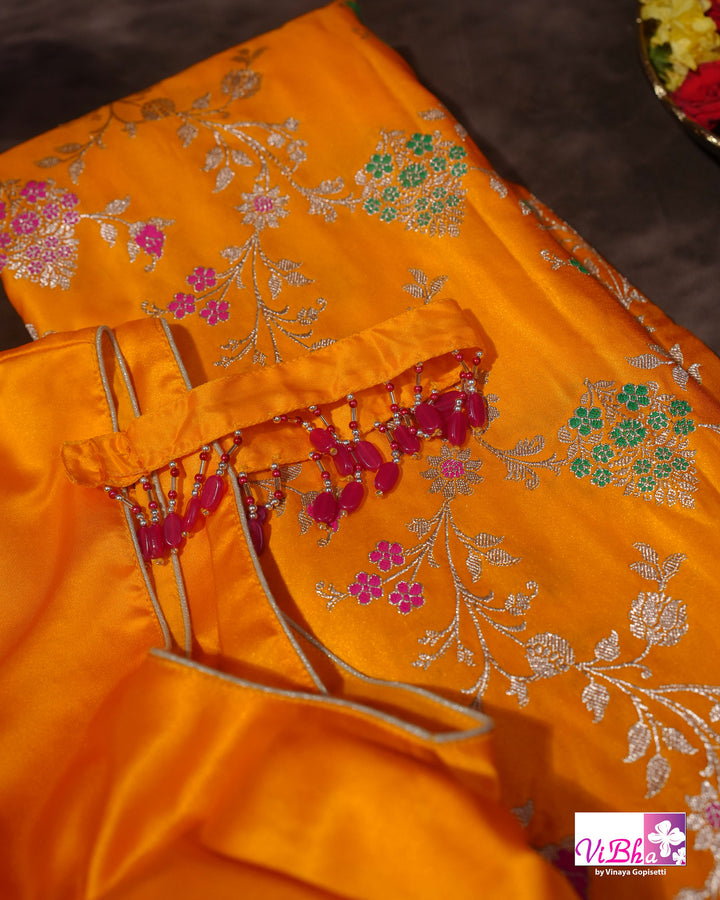 Yellow Meenakari