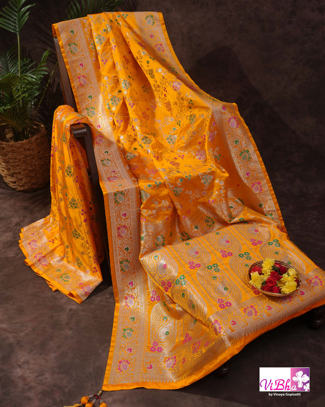 Yellow Meenakari