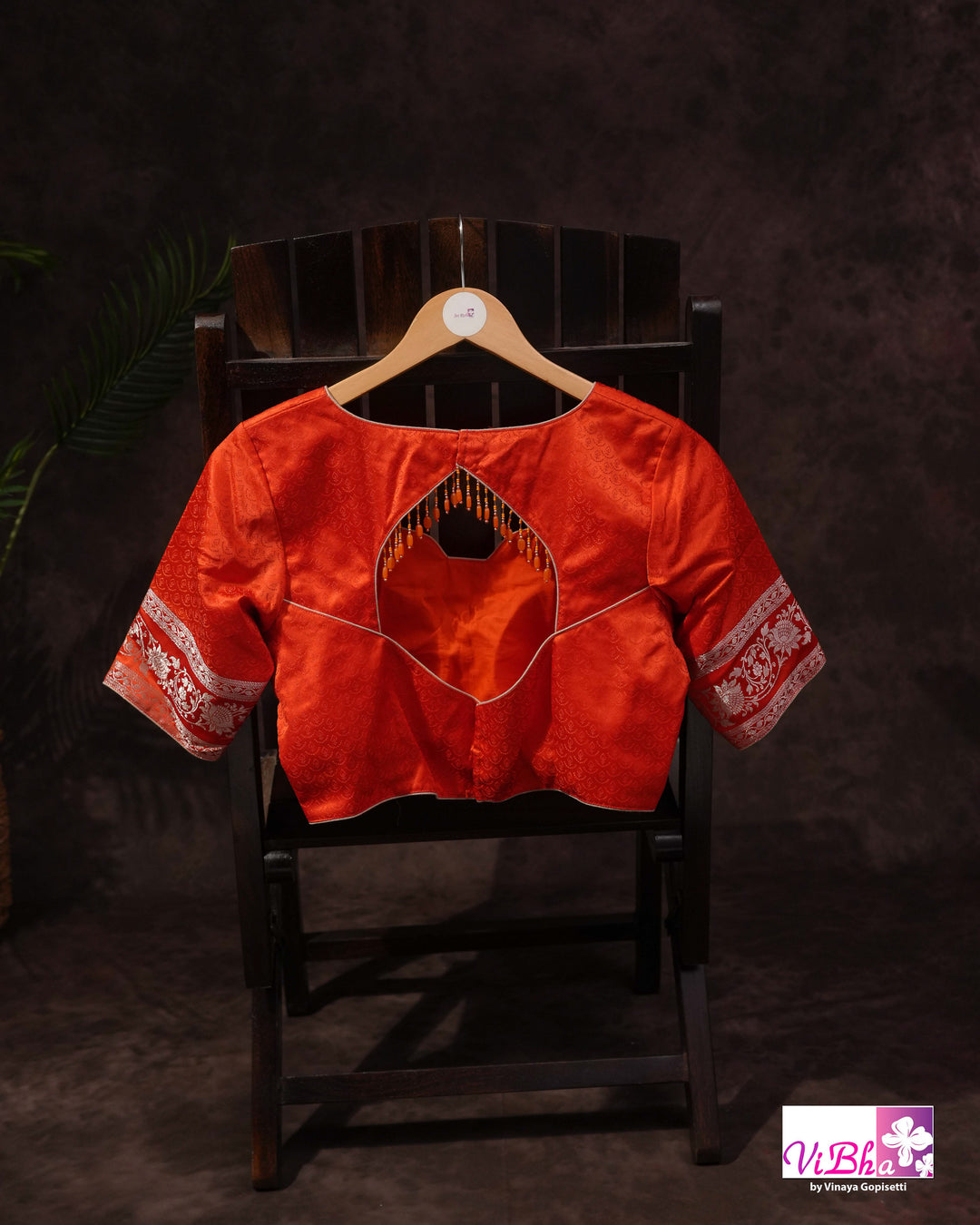 Tangerine Orange Kathan Mashru Silk