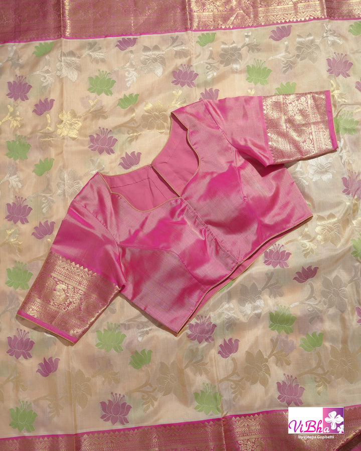 Ivory and Pastel Pink