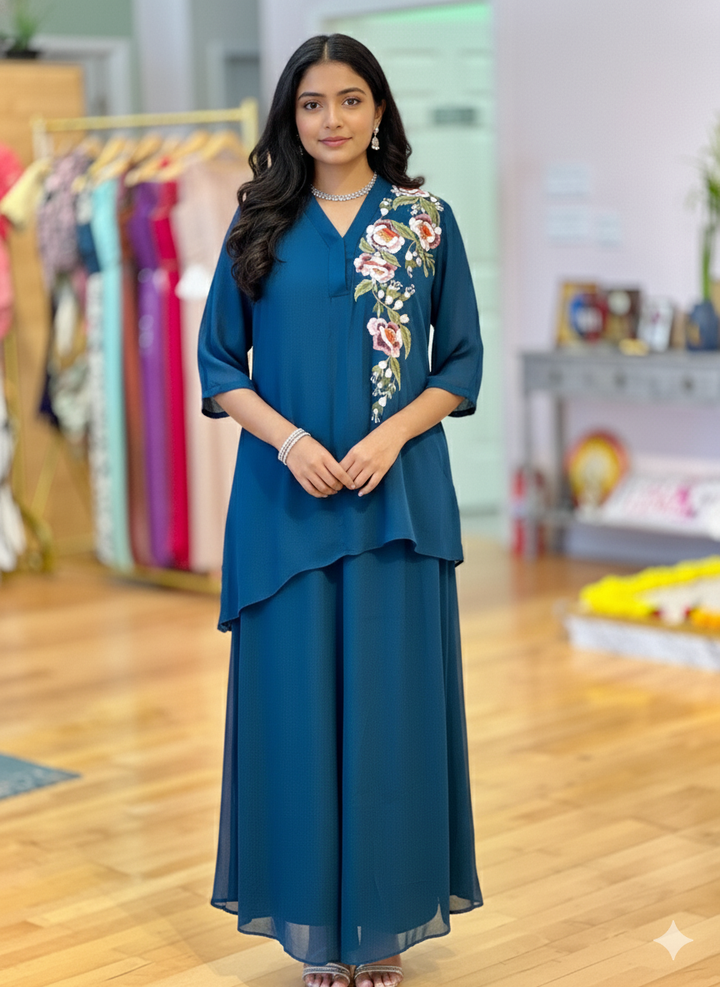 Teal Blue Co-Ord Set