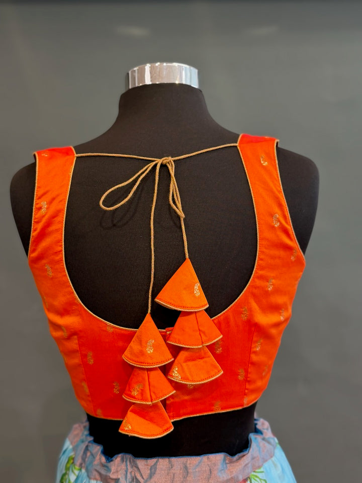 Floral Kanchi Soft Silk Lehenga