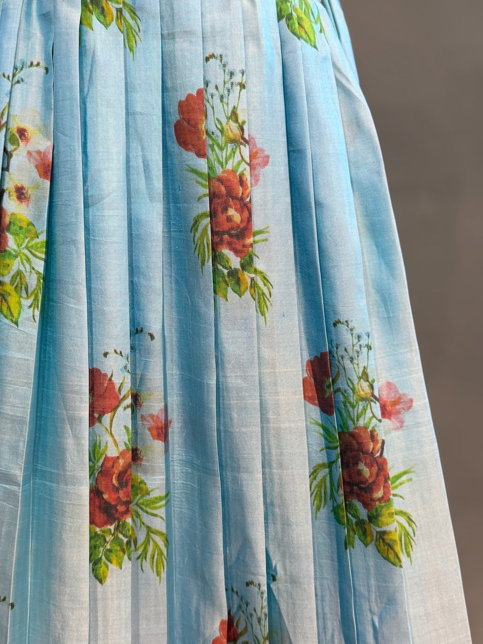 Floral Kanchi Soft Silk Lehenga