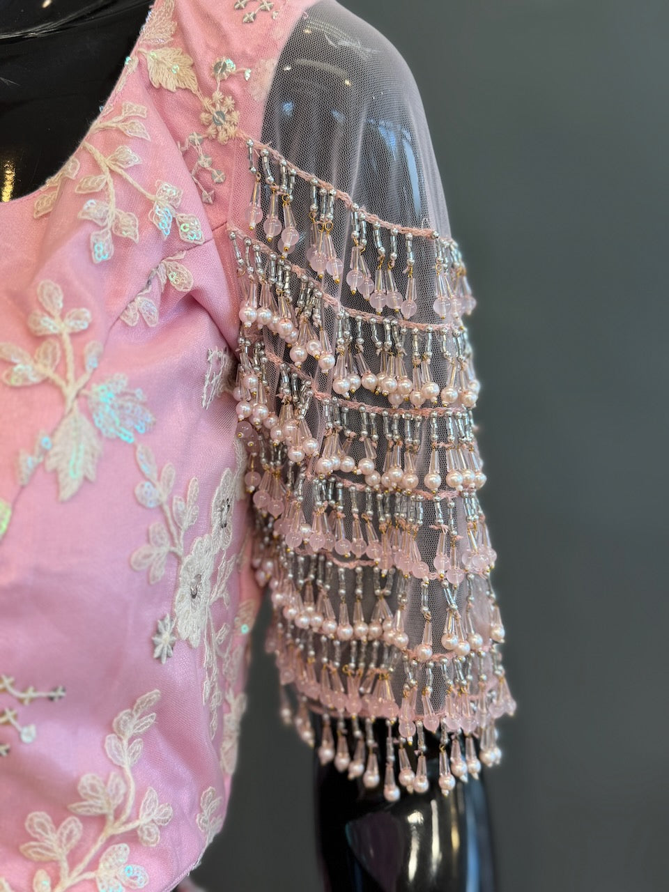 Pastel Pink Fancy Embroidered Lehenga