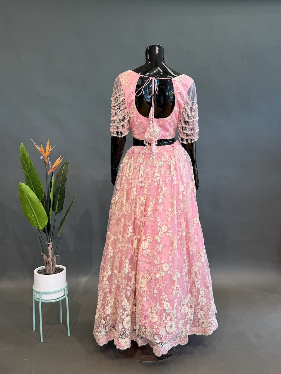 Pastel Pink Fancy Embroidered Lehenga