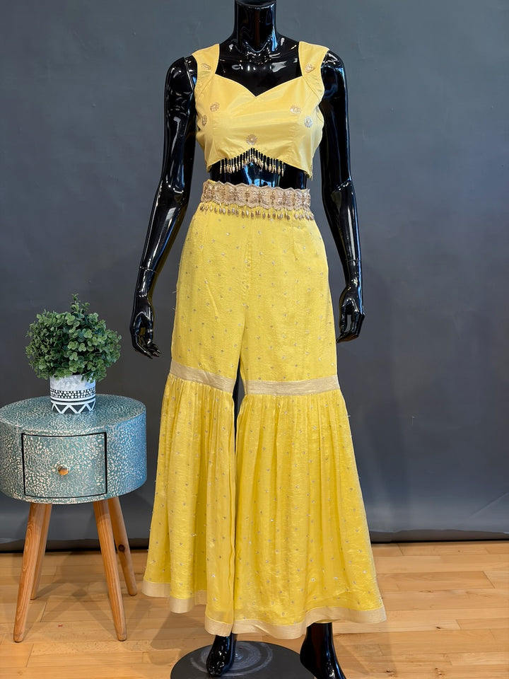 Yellow Gharara Set