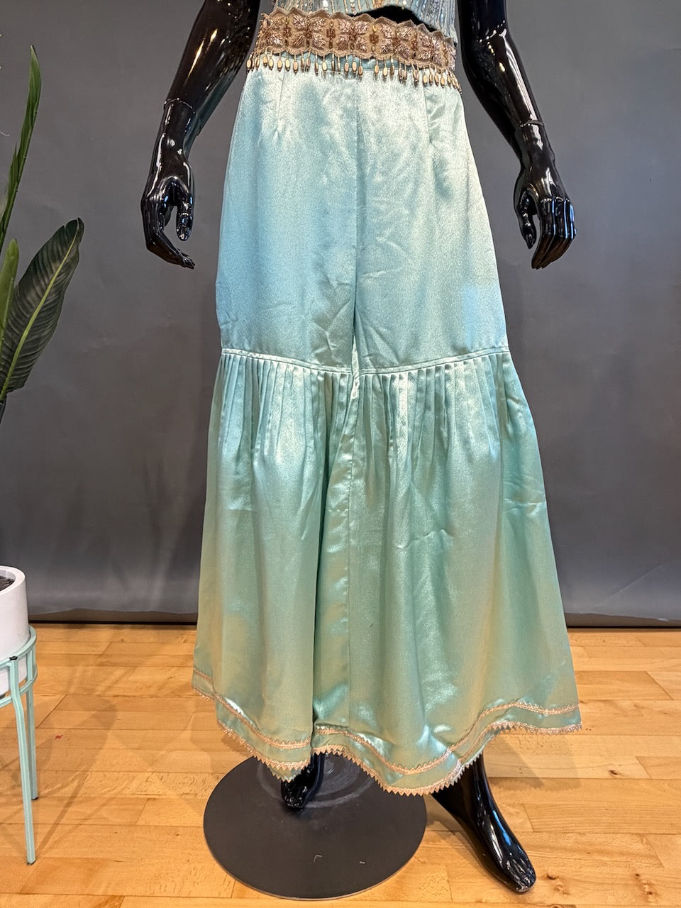 Mint-Blue Gharara Set