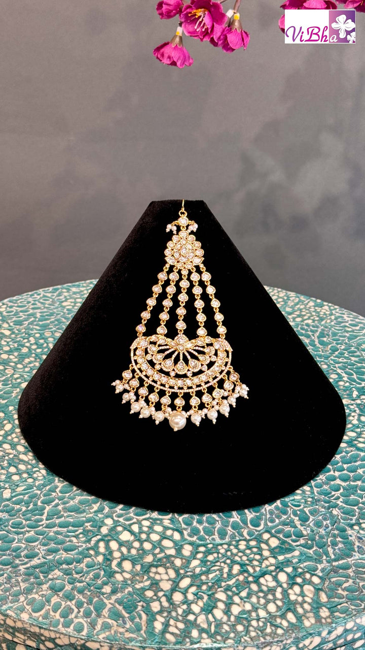 Pearl And Kundan Jhoomar