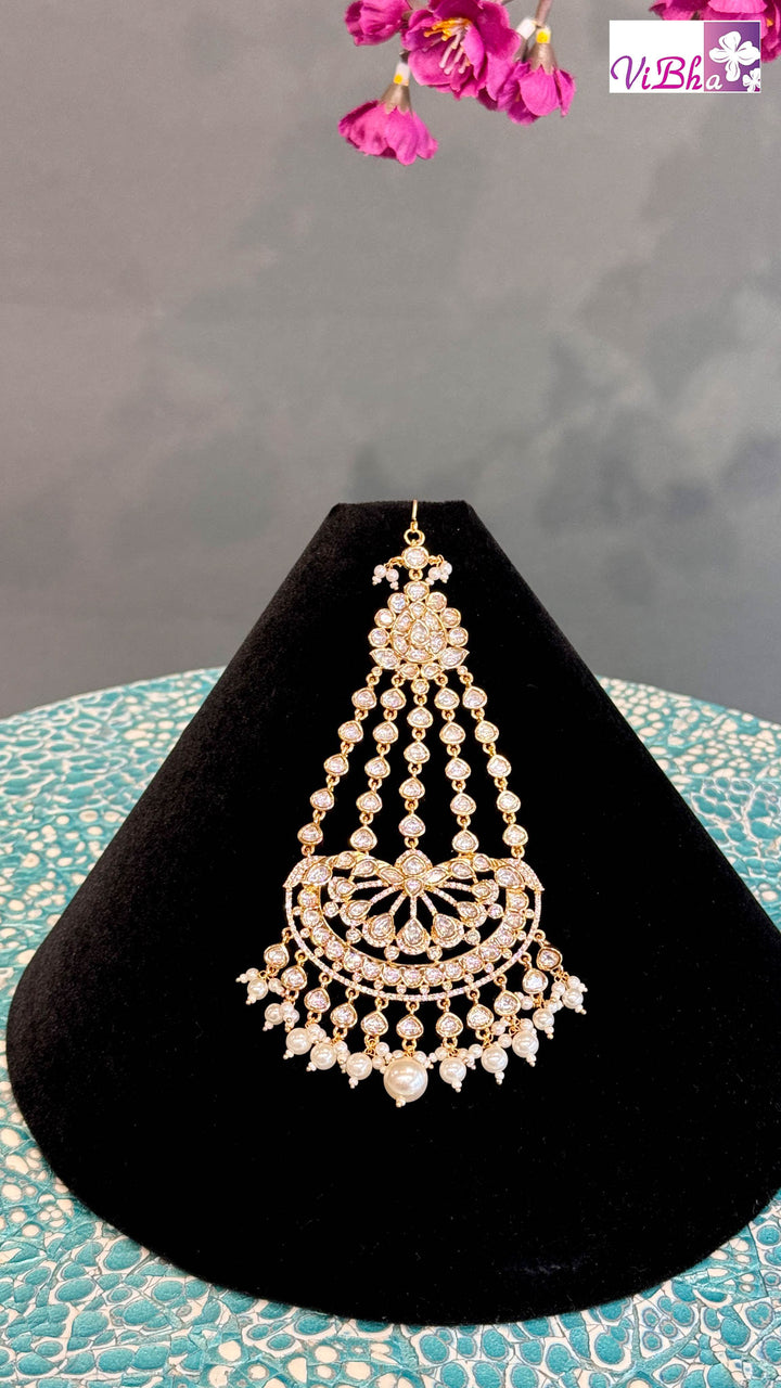 Pearl And Kundan Jhoomar