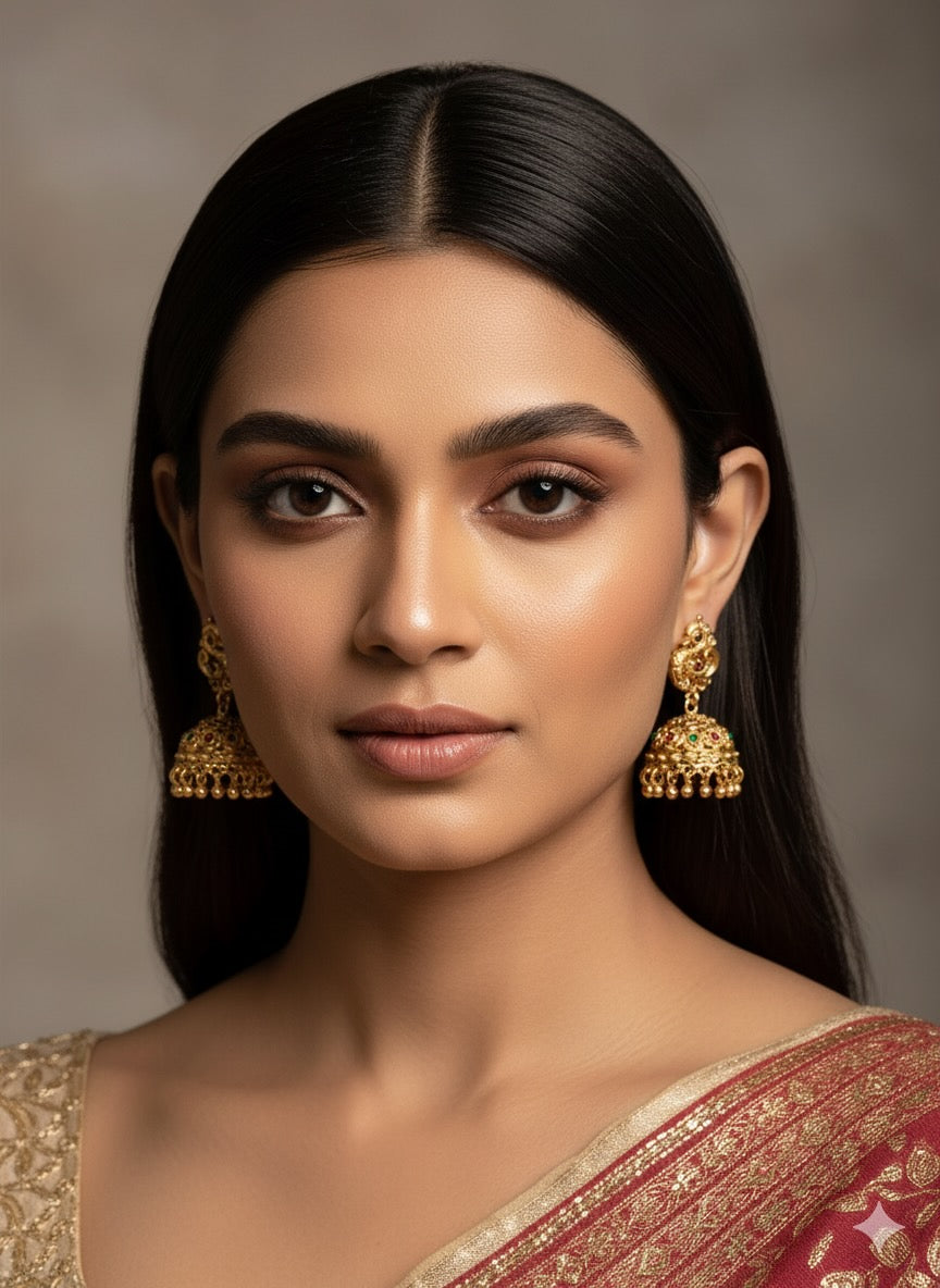 Gold Imitation Earrings