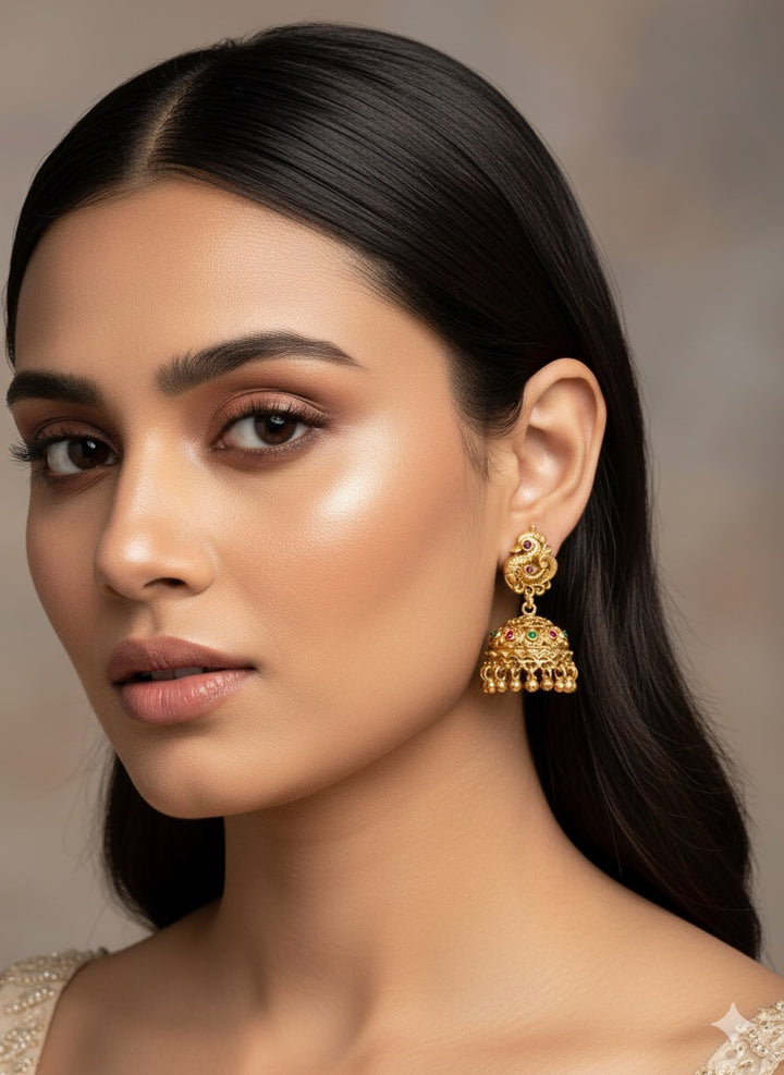Gold Imitation Earrings