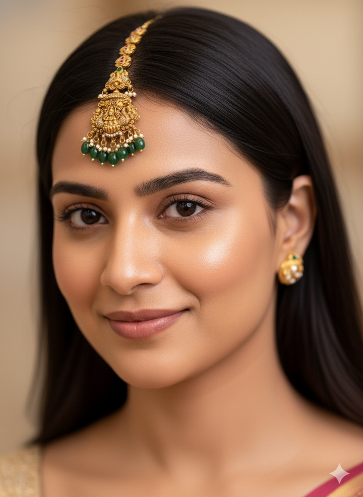 Antique Style Maang Tikka