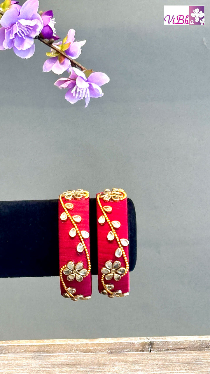 Silk Thread Bangle Pair