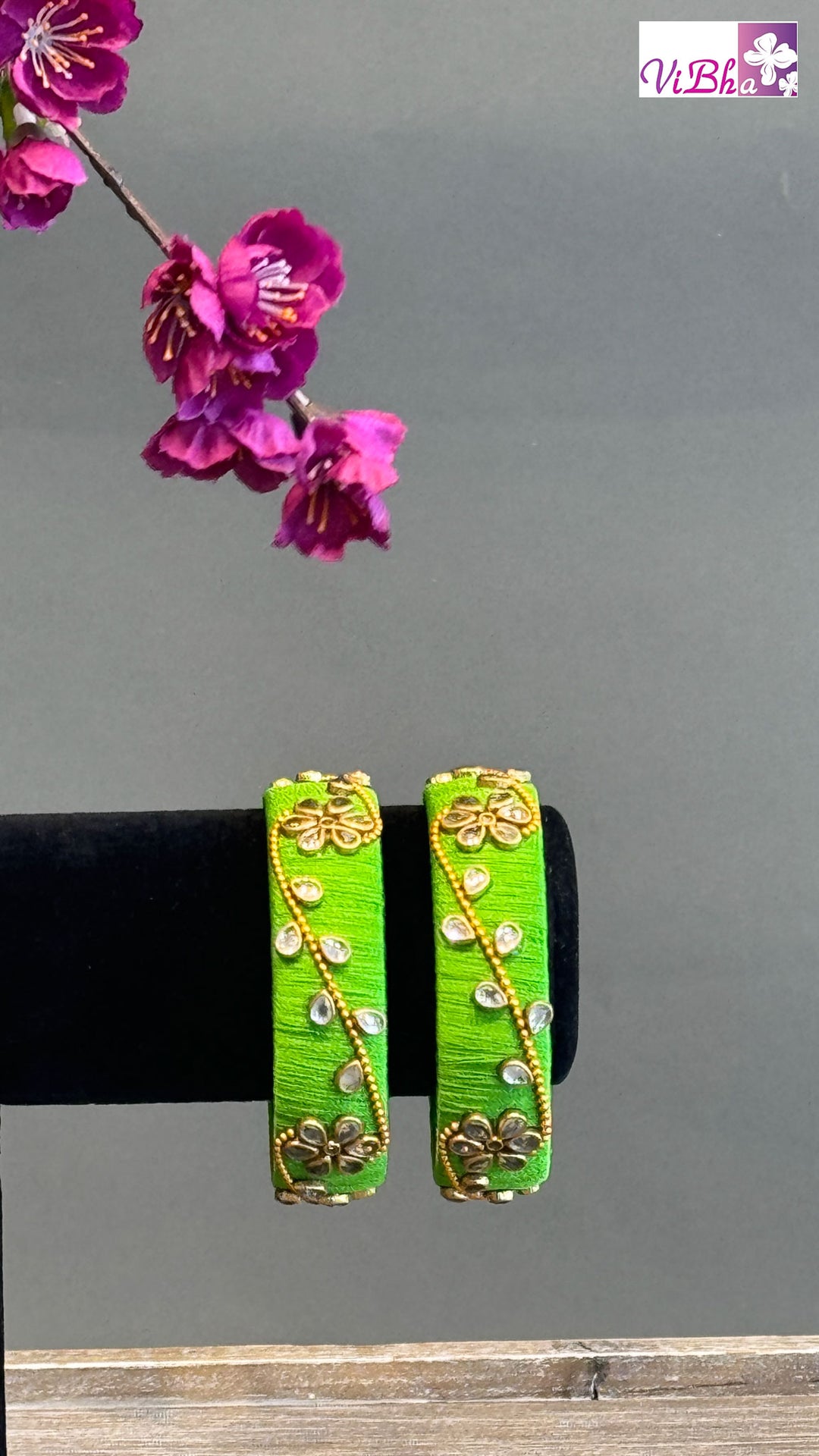 Silk Thread Bangle Pair