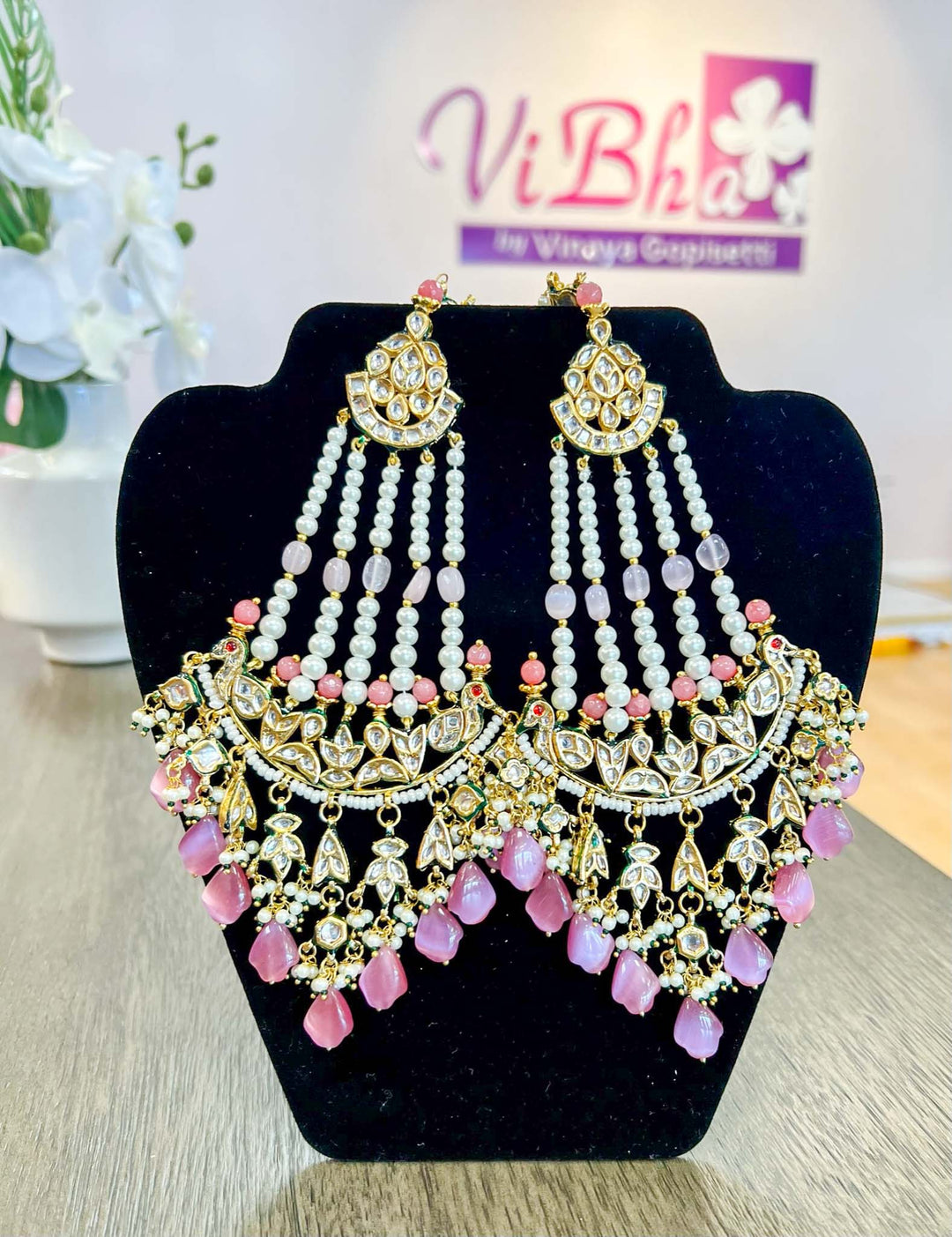 Jhumar Style Earrings Vibha US – ViBha - Main Image