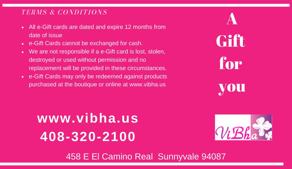 Gift Cards - ViBha Gift Card